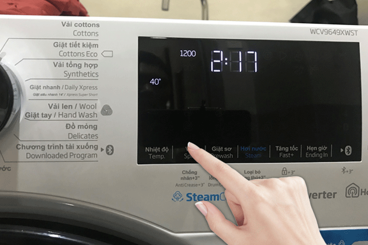 Cách tối ưu bộ đếm thời gian máy giặt khi bị sai