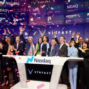 Giá trị vốn hóa VinFast vụt mất Top 3 trên sàn thế giới NASDAQ